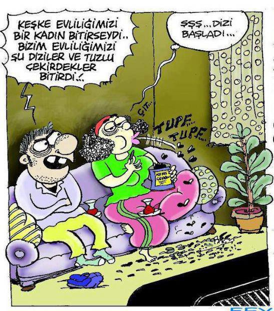 Gülmekten öldüren karikatürler