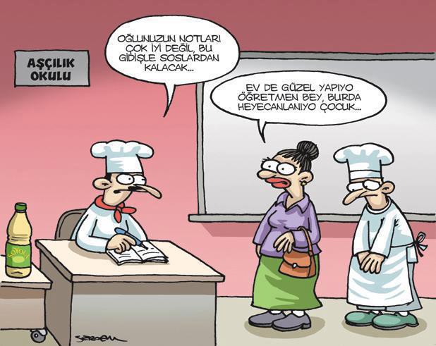 Gülmekten öldüren karikatürler