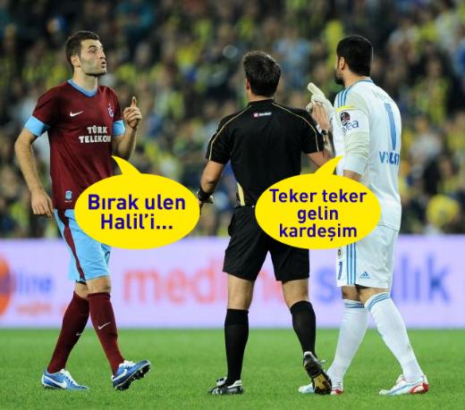 Fenerbahçe -Trabzonspor maçının fotoromanı