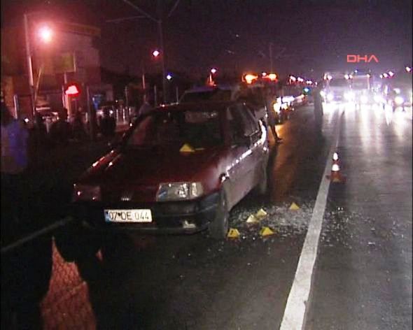 Antalya'da polise saldırı