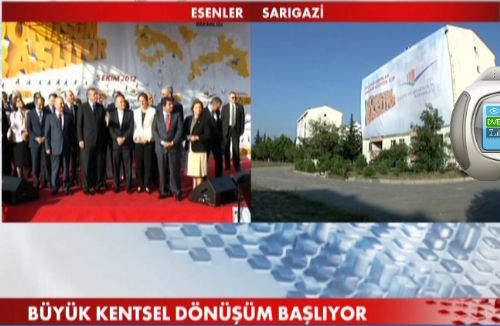 Başbakan Erdoğan yıkımı başlattı