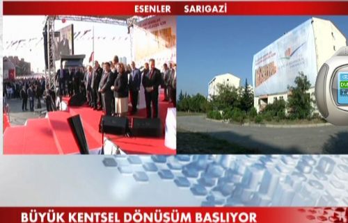 Başbakan Erdoğan yıkımı başlattı