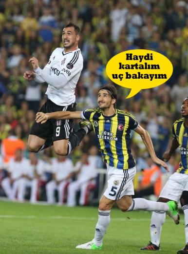 Fenerbahçe - Beşiktaş maçının fotoromanı