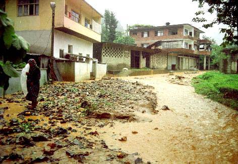 Rize'de sel baskını