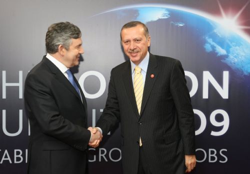 G-20 Zirvesi'nde Erdoğan liderlerle