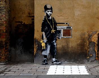 Sokağın gizemli sanatçısı Banksy