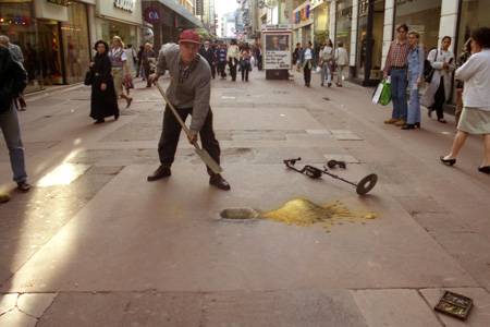 Göz aldatan tebeşir sanatı