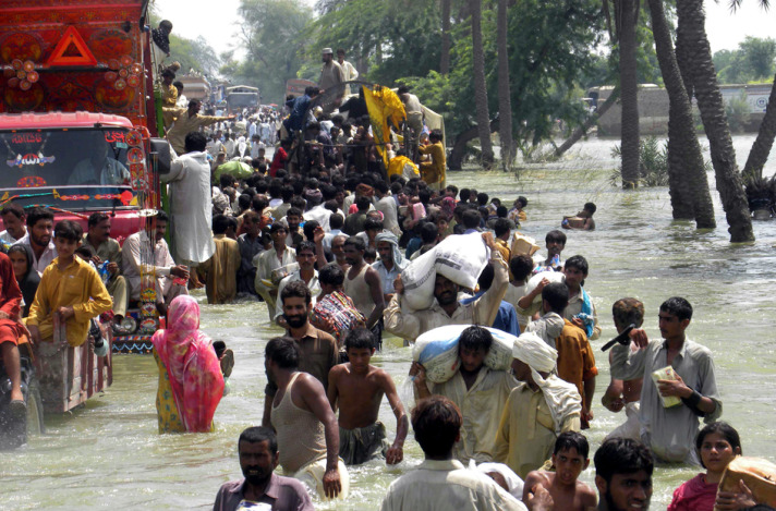 Pakistan'da sel felaketi