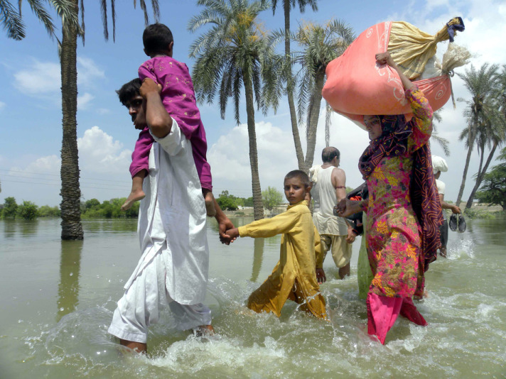 Pakistan'da sel felaketi