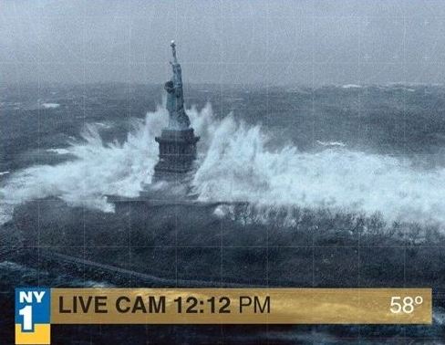 7 sahte Sandy Kasırgası fotoğrafı