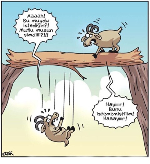 Kahkaha krizine sokan karikatürler