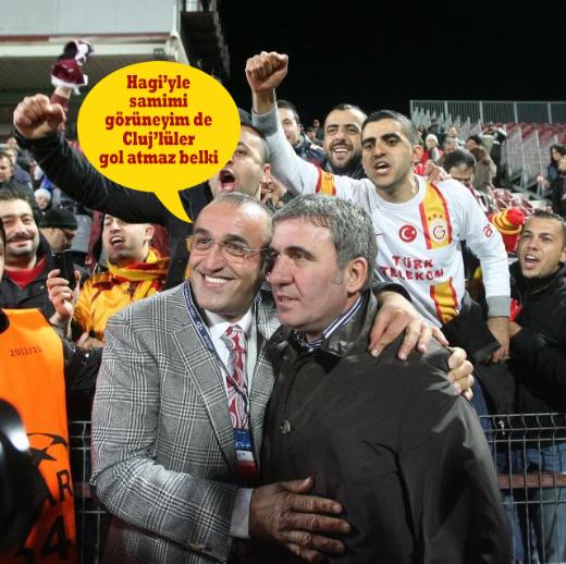 Cluj - Galatasaray maçının fotoromanı