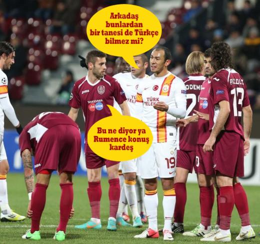 Cluj - Galatasaray maçının fotoromanı