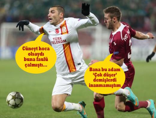 Cluj - Galatasaray maçının fotoromanı