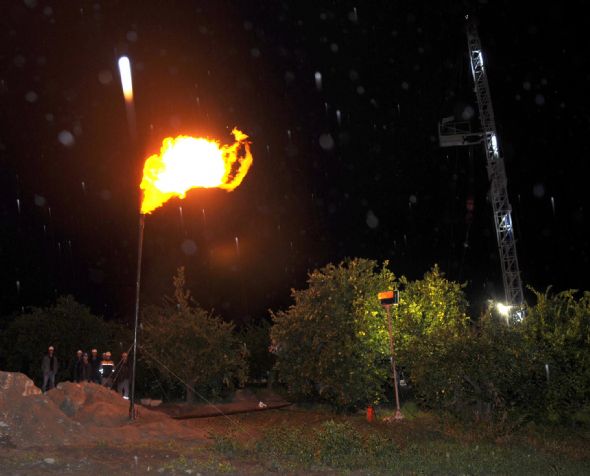 Hatay'da doğalgaz sevinci