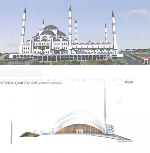 Çamlıca Camii maketleri görücüye çıktı