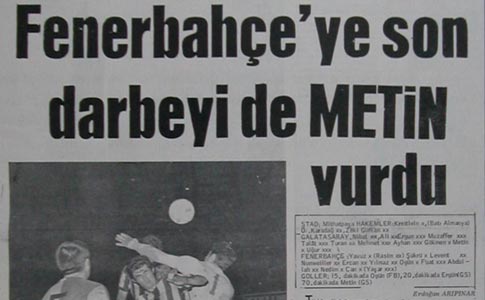 Gazete manşetleriyle derbi tarihi!