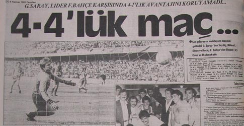 Gazete manşetleriyle derbi tarihi!