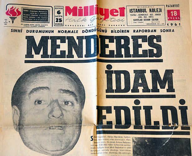 Menderes idam edilmeden az önce...