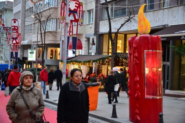 Nişantaşı sokaklarında yeni yıl heyecanı