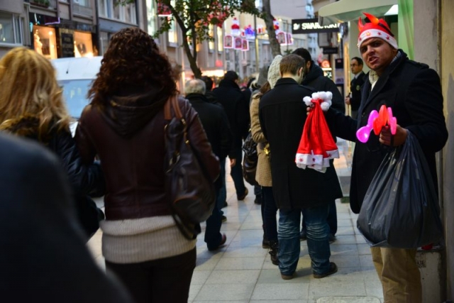 Nişantaşı sokaklarında yeni yıl heyecanı