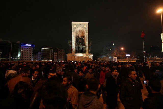 Taksim'de yılbaşı