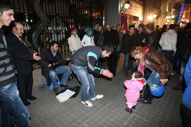 Taksim'de yılbaşı