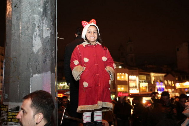 Taksim'de yılbaşı