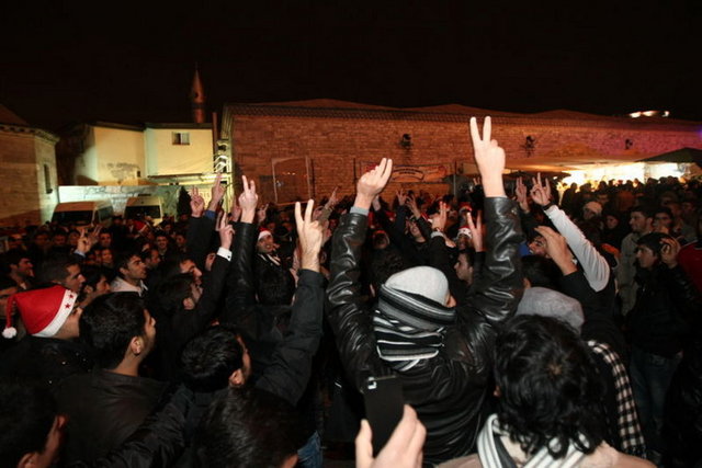 Taksim'de yılbaşı