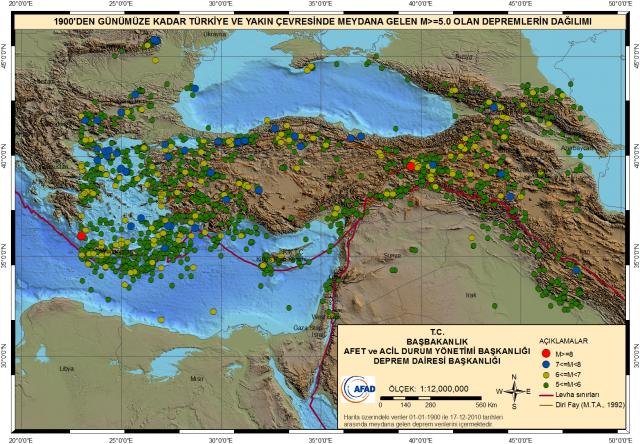 İşte 2015'e kadar deprem beklenen iller