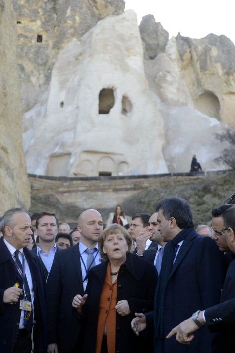 Merkel Kapadokya turunda