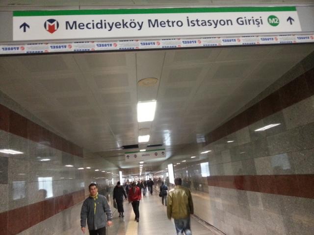 Mecidiyeköy metro durağı açıldı