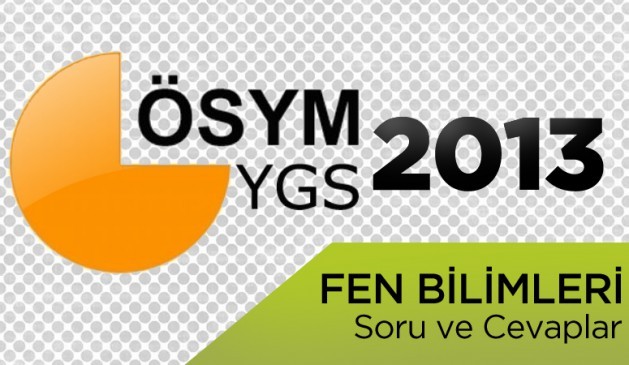 YGS 2013 soru ve cevapları