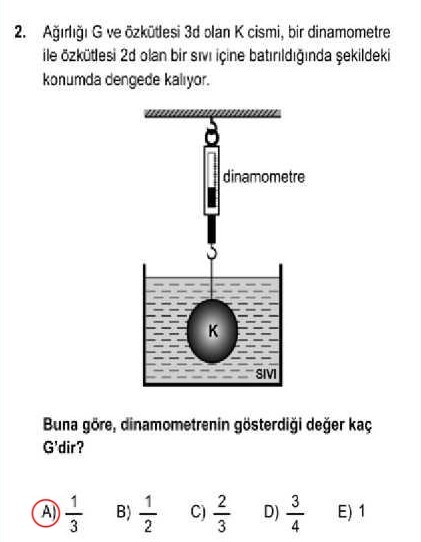 YGS 2013 soru ve cevapları