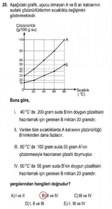 YGS 2013 soru ve cevapları