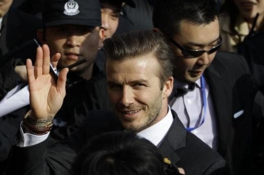 David Beckham fena tökezledi!