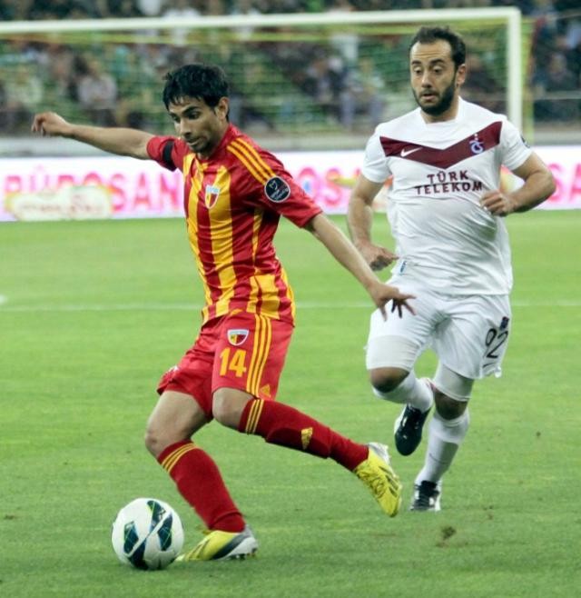 Kayserispor- Trabzonspor maçının fotoğrafları...