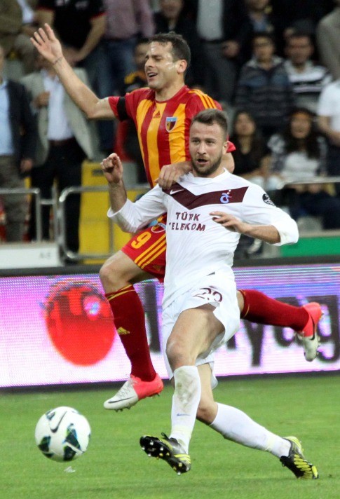 Kayserispor- Trabzonspor maçının fotoğrafları...