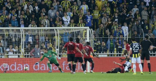 Fenerbahçe-Eskişehirspor maçının fotoğrafları