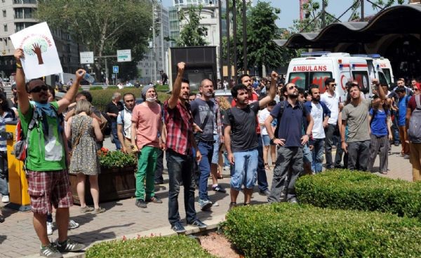 Gezi Parkına polis müdahalesi!