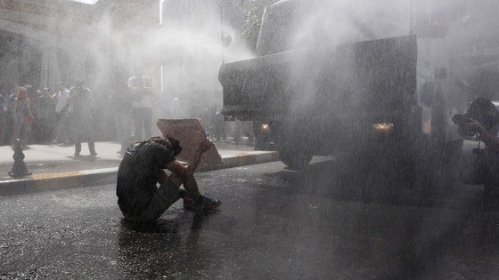 Gezi Parkına polis müdahalesi!