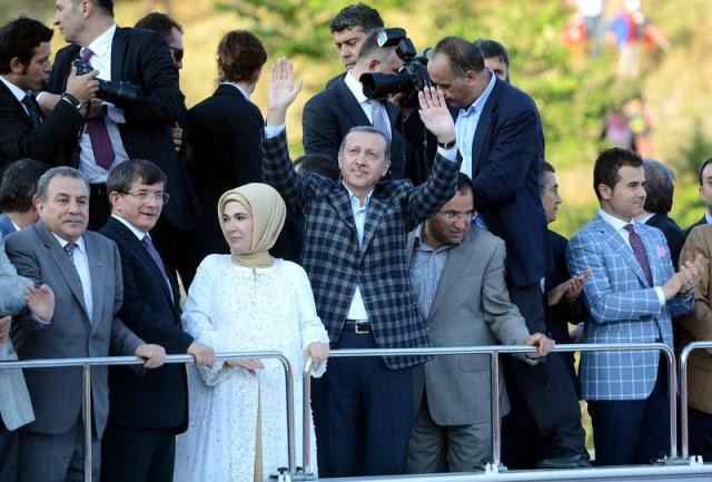 Ankara'da Başbakan Erdoğan'ı karşılama