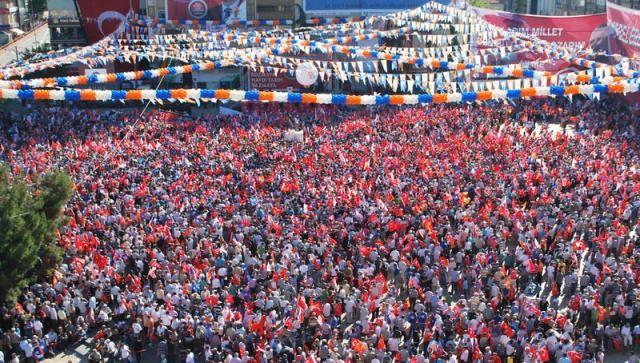 Samsun'da "Milli İradeye Saygı" mitingi