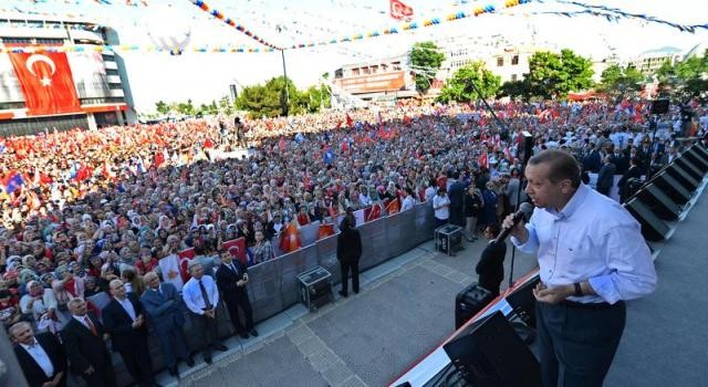 Samsun'da "Milli İradeye Saygı" mitingi