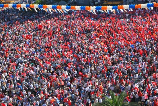 Samsun'da "Milli İradeye Saygı" mitingi