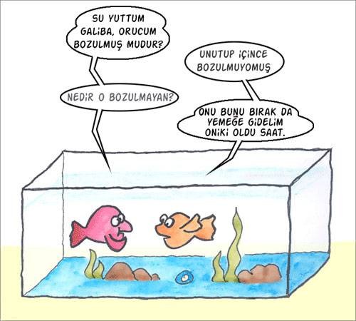 Güldüren Ramazan karikatürleri