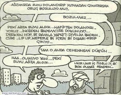 Güldüren Ramazan karikatürleri