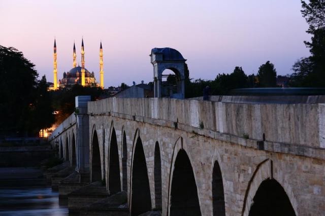 Tarihi Selimiye camisi Ramazan ayında ayrı güzel