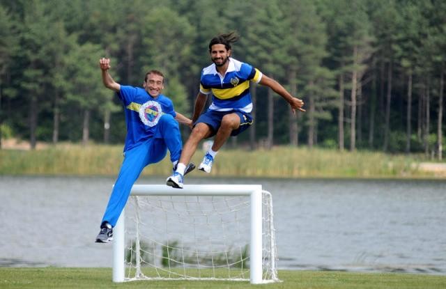 Acun Fenerbahçe sahasına helikopterle indi