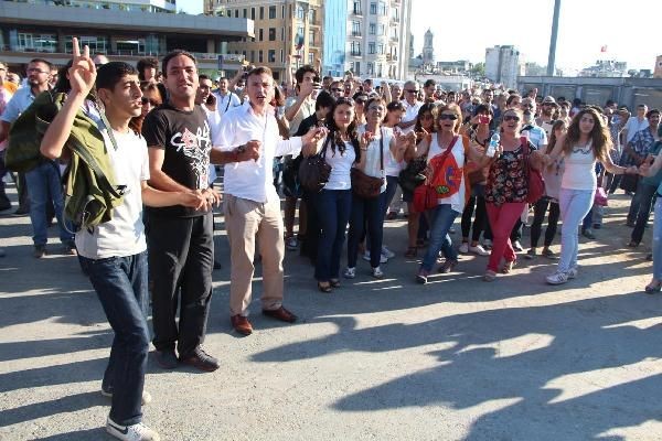 Taksim yine karıştı!